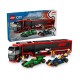 LEGO City F1 Truck with RB20 & AMR24 F1 Cars (60445)