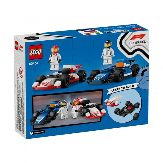 LEGO City F1 Williams Racing & Haas F1 Race Cars (60464)
