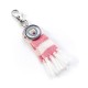 Manchester City pink scarf & logo charm backpack hanger