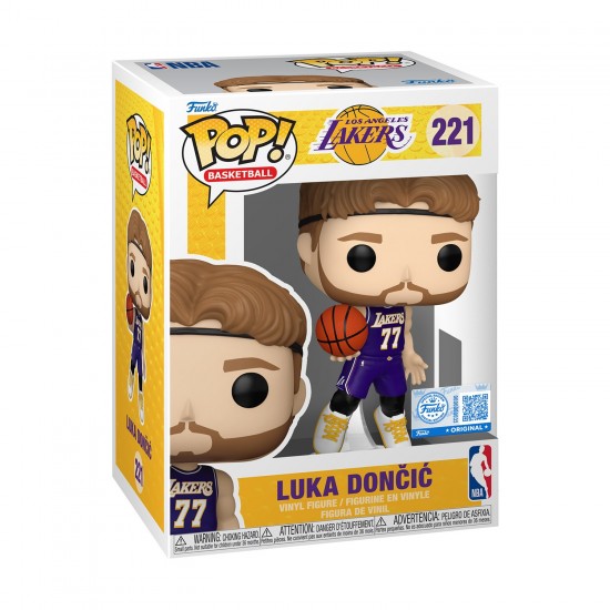 Los Angeles Lakers Funko Pop! Luka Dončić (2025 Statement Edition) #221 vinyl figure