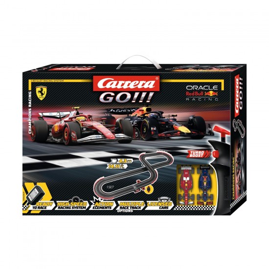 Carrera GO!!! πίστα Ferrari & Red Bull Formula 1 «Champion's Racing»