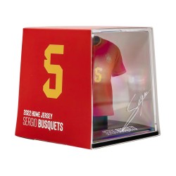 Ισπανία συλλεκτική μίνι φανέλα MyJersey Sergio Busquets (Euro 2020)