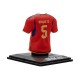 Ισπανία συλλεκτική μίνι φανέλα MyJersey Sergio Busquets (Euro 2020)