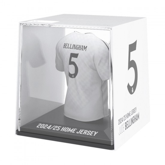 Ρεάλ Μαδρίτης συλλεκτική μίνι φανέλα MyJersey Bellingham (εντός 24/25)