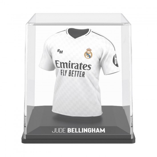 Ρεάλ Μαδρίτης συλλεκτική μίνι φανέλα MyJersey Bellingham (εντός 24/25)
