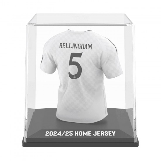 Ρεάλ Μαδρίτης συλλεκτική μίνι φανέλα MyJersey Bellingham (εντός 24/25)