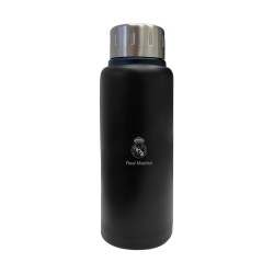 Ρεάλ Μαδρίτης ανοξείδωτο παγούρι θερμός 500 ml, μαύρο