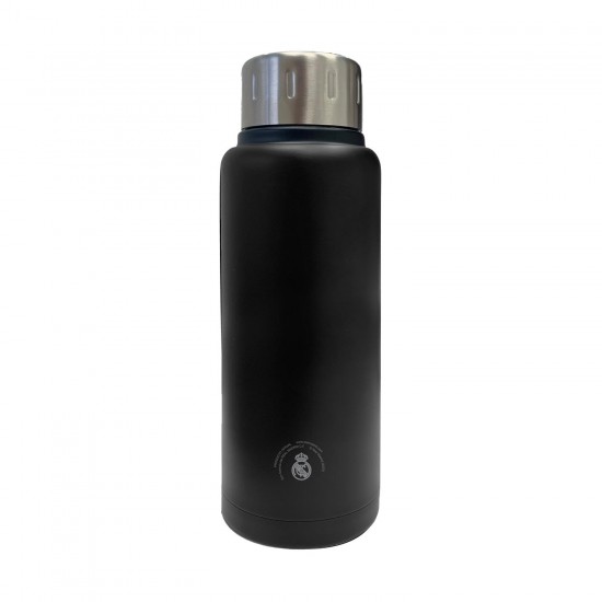 Real Madrid stainless steel thermo bottle 500 ml, black