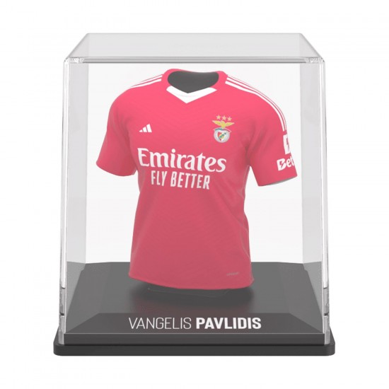 Benfica MyJersey collectible mini jersey Vangelis Pavlidis (Home 24/25)