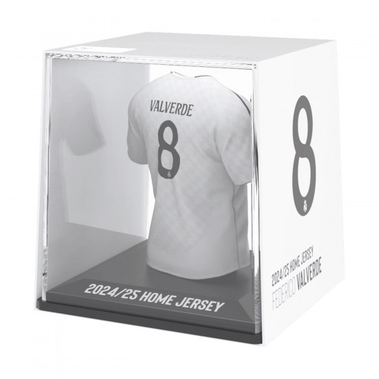 Ρεάλ Μαδρίτης συλλεκτική μίνι φανέλα MyJersey Valverde (εντός 24/25)