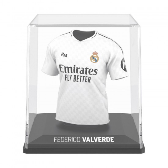 Ρεάλ Μαδρίτης συλλεκτική μίνι φανέλα MyJersey Valverde (εντός 24/25)