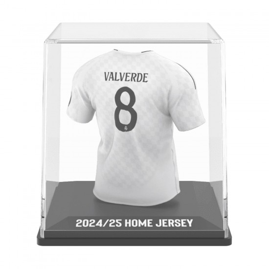 Ρεάλ Μαδρίτης συλλεκτική μίνι φανέλα MyJersey Valverde (εντός 24/25)