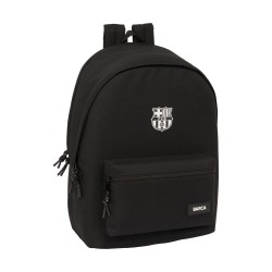 Μπαρτσελόνα διπλό σακίδιο για laptop 40 εκ. με θύρα USB, μαύρο
