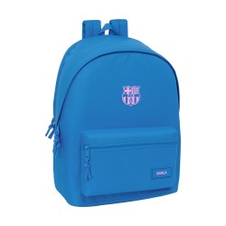 Μπαρτσελόνα διπλό σακίδιο για laptop 40 εκ. με θύρα USB, μπλε