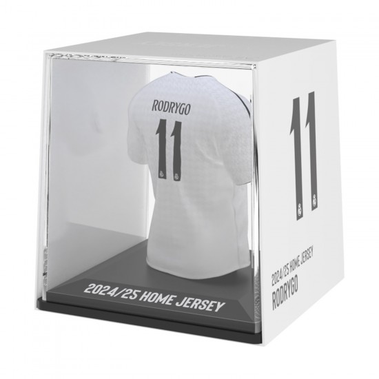 Ρεάλ Μαδρίτης συλλεκτική μίνι φανέλα MyJersey Rodrygo (εντός 24/25)