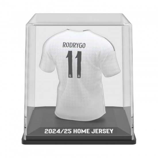 Ρεάλ Μαδρίτης συλλεκτική μίνι φανέλα MyJersey Rodrygo (εντός 24/25)