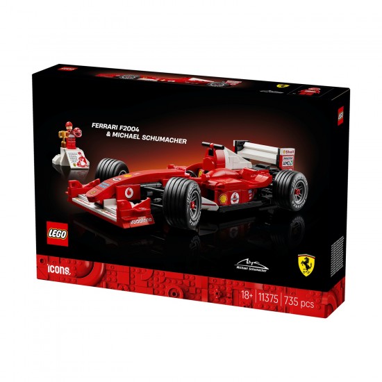 LEGO Icons Ferrari F2004 & Michael Schumacher (11375)