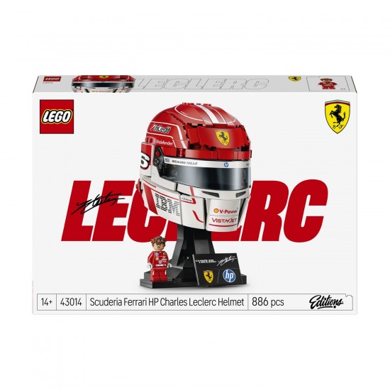 LEGO Editions Scuderia Ferrari HP Charles Leclerc Helmet (43014)