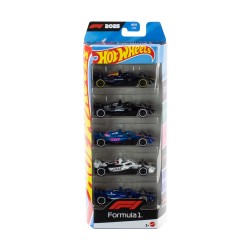 Hot Wheels Racing F1 2025 σετ 5 μονοθέσια ομάδων (JLN11)