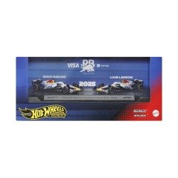 Hot Wheels Premium Formula 1 2025 Visa Cash App Racing Bulls, σετ 2 μονοθέσια (JMM94)