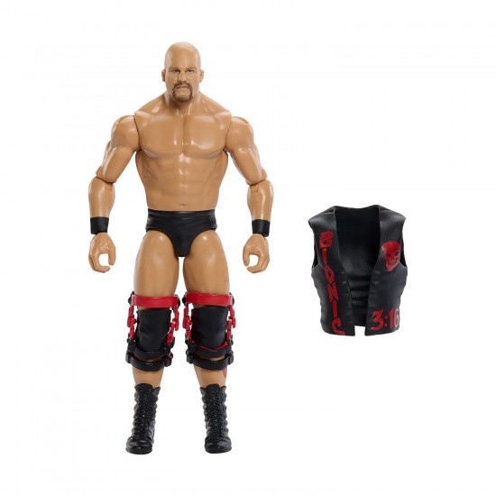 WWE φιγούρα δράσης Mattel Main Event «Stone Cold» Steve Austin (JHJ27)