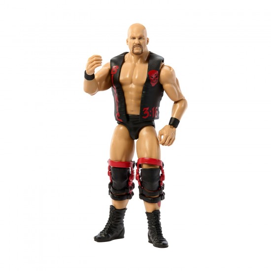 WWE φιγούρα δράσης Mattel Main Event «Stone Cold» Steve Austin (JHJ27)