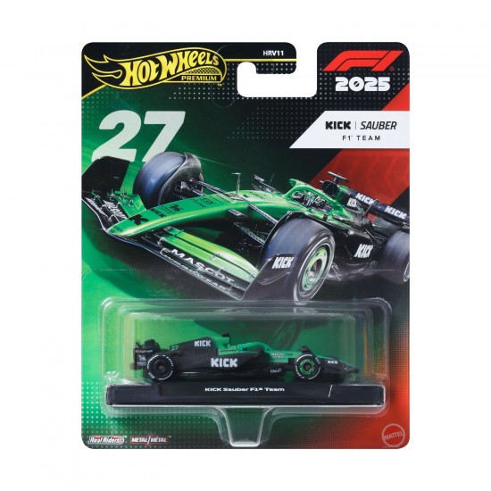 Hot Wheels Premium F1 μονοθέσιο Kick Sauber (JKD84)