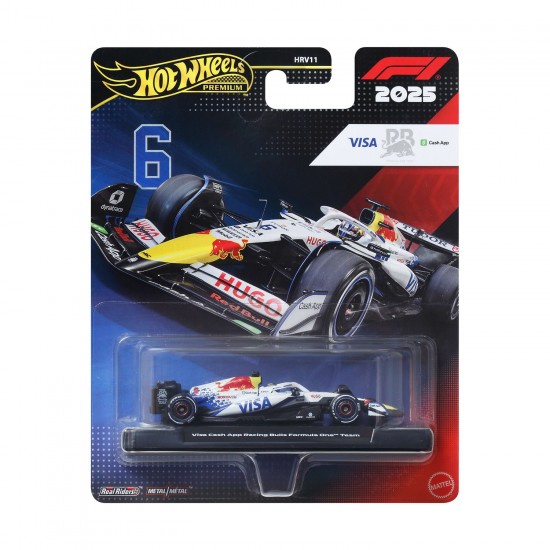 Hot Wheels Premium F1 Visa Cash App Racing Bulls (Driver 2) car (JKD91)