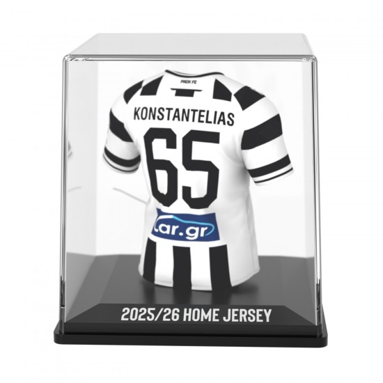 PAOK MyJersey collectible mini jersey Giannis Konstantelias (Home 25/26)