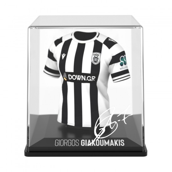 ΠΑΟΚ συλλεκτική μίνι φανέλα MyJersey Giorgos Giakoumakis (εντός 25/26)