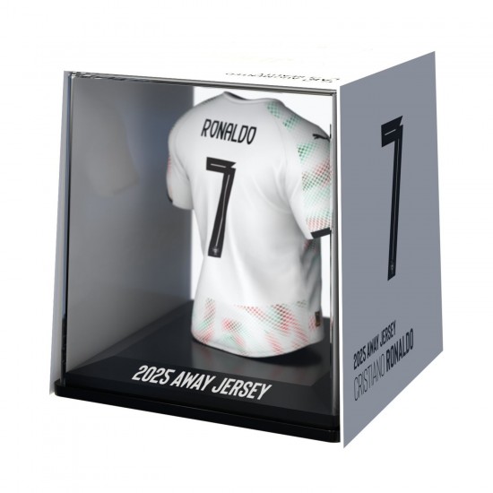 Portugal MyJersey collectible mini jersey Cristiano Ronaldo (Away 2025)