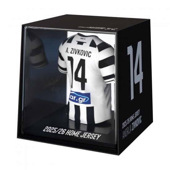 PAOK MyJersey collectible mini jersey Andrija Živković (Home 25/26)
