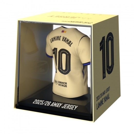 FC Barcelona MyJersey collectible mini jersey Lamine Yamal (away 25/26)