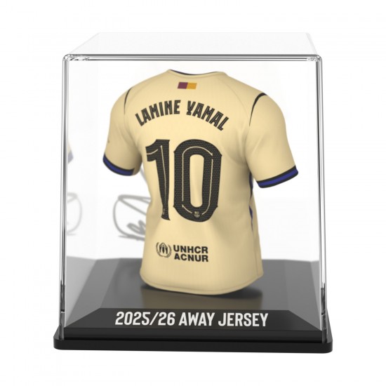 FC Barcelona MyJersey collectible mini jersey Lamine Yamal (away 25/26)