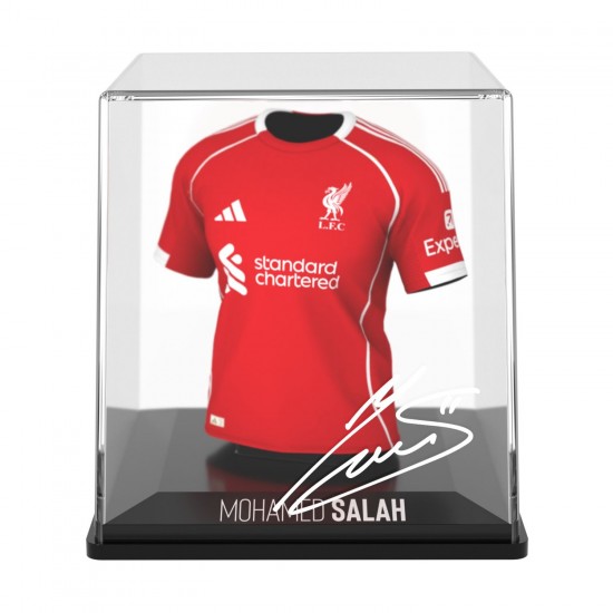 Λίβερπουλ συλλεκτική μίνι φανέλα MyJersey Mohamed Salah (εντός 25/26)