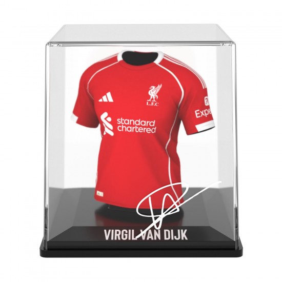 Λίβερπουλ συλλεκτική μίνι φανέλα MyJersey Van Dijk (εντός 25/26)