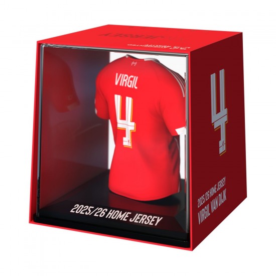 Λίβερπουλ συλλεκτική μίνι φανέλα MyJersey Van Dijk (εντός 25/26)
