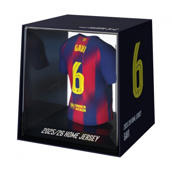 Μπαρτσελόνα συλλεκτική μίνι φανέλα MyJersey Gavi (εντός 25/26)