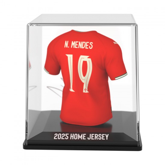 Πορτογαλία συλλεκτική μίνι φανέλα MyJersey Nuno Mendes (εντός 2025)