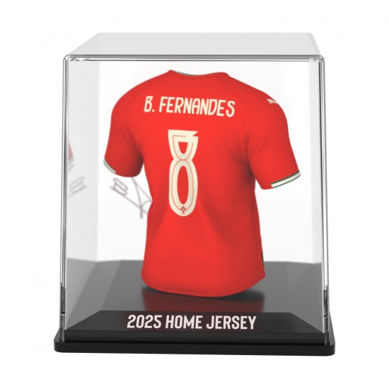 Πορτογαλία συλλεκτική μίνι φανέλα MyJersey Bruno Fernandes (εντός 2025)