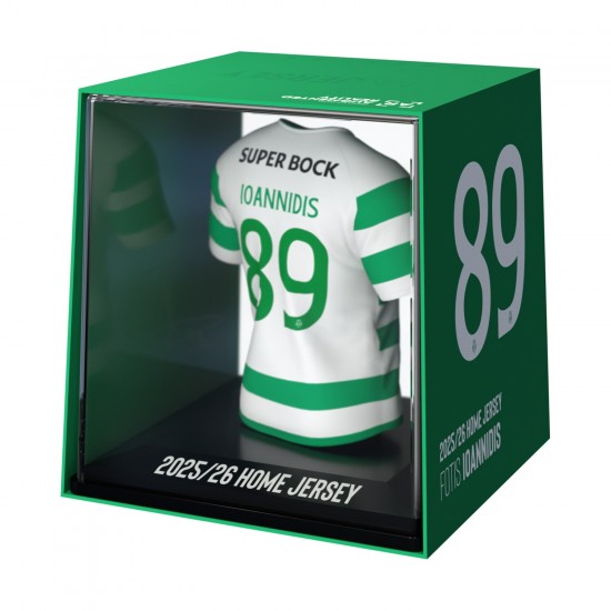 Sporting CP MyJersey collectible mini jersey Fotis Ioannidis (Home 25/26)