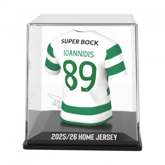 Sporting CP MyJersey collectible mini jersey Fotis Ioannidis (Home 25/26)