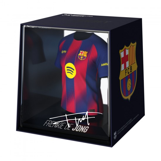 FC Barcelona MyJersey collectible mini jersey Frenkie de Jong (home 25/26)