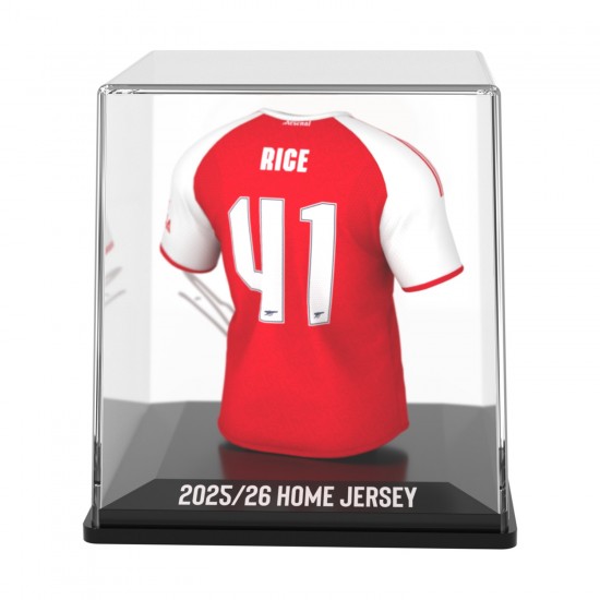 Άρσεναλ συλλεκτική μίνι φανέλα MyJersey Declan Rice (εντός 25/26)