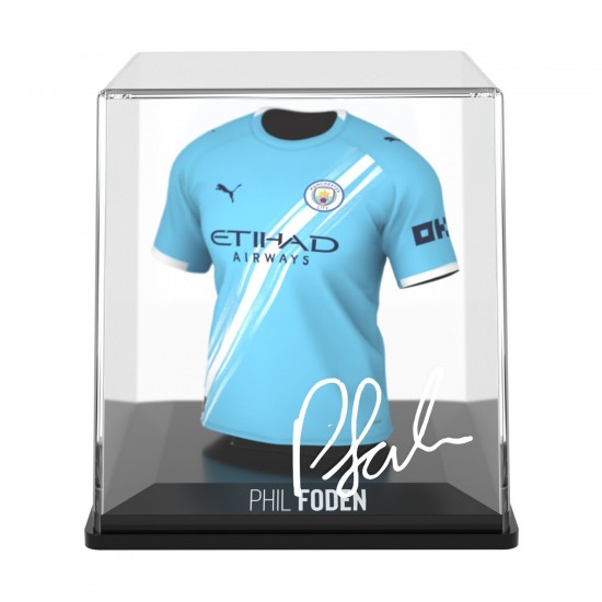 Μάντσεστερ Σίτι συλλεκτική μίνι φανέλα MyJersey Phil Foden (εντός 25/26)