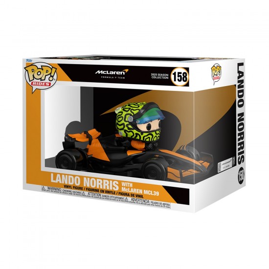 McLaren F1 Funko Pop! Rides Super Deluxe Lando Norris with McLaren MCL39 #158