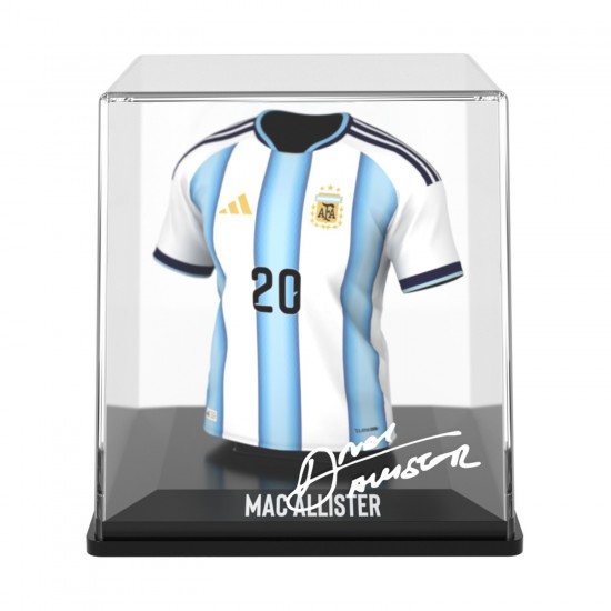 Αργεντινή συλλεκτική μίνι φανέλα MyJersey Mac Allister (Μουντιάλ 2026)