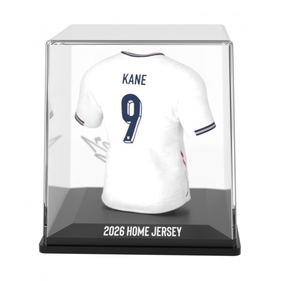 Αγγλία συλλεκτική μίνι φανέλα MyJersey Harry Kane (Μουντιάλ 2026)