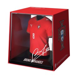 Πορτογαλία συλλεκτική μίνι φανέλα MyJersey Bruno Fernandes (Μουντιάλ 2026)
