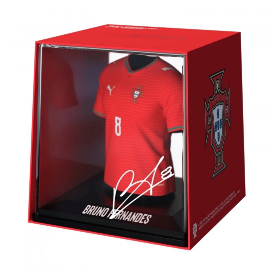 Πορτογαλία συλλεκτική μίνι φανέλα MyJersey Bruno Fernandes (Μουντιάλ 2026)